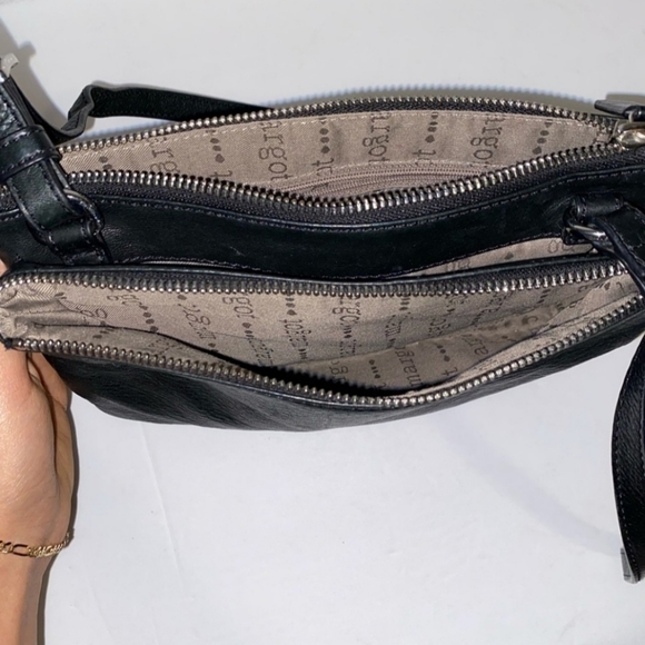 Margot Black Leather Crossbody Bag - Picture 5 of 7